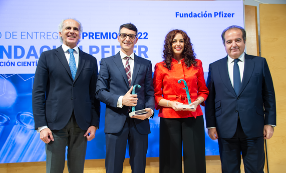 María Llorens, Premio Pfizer de Innovación Científica para Jóvenes Investigadores en la categoría de Investigación Básica