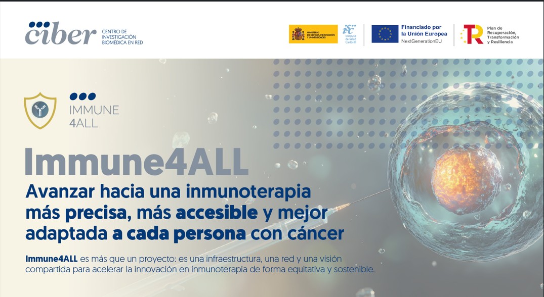 Immune4ALL refuerza la investigación cooperativa para predecir mejor la respuesta a la inmunoterapia contra el cáncer
