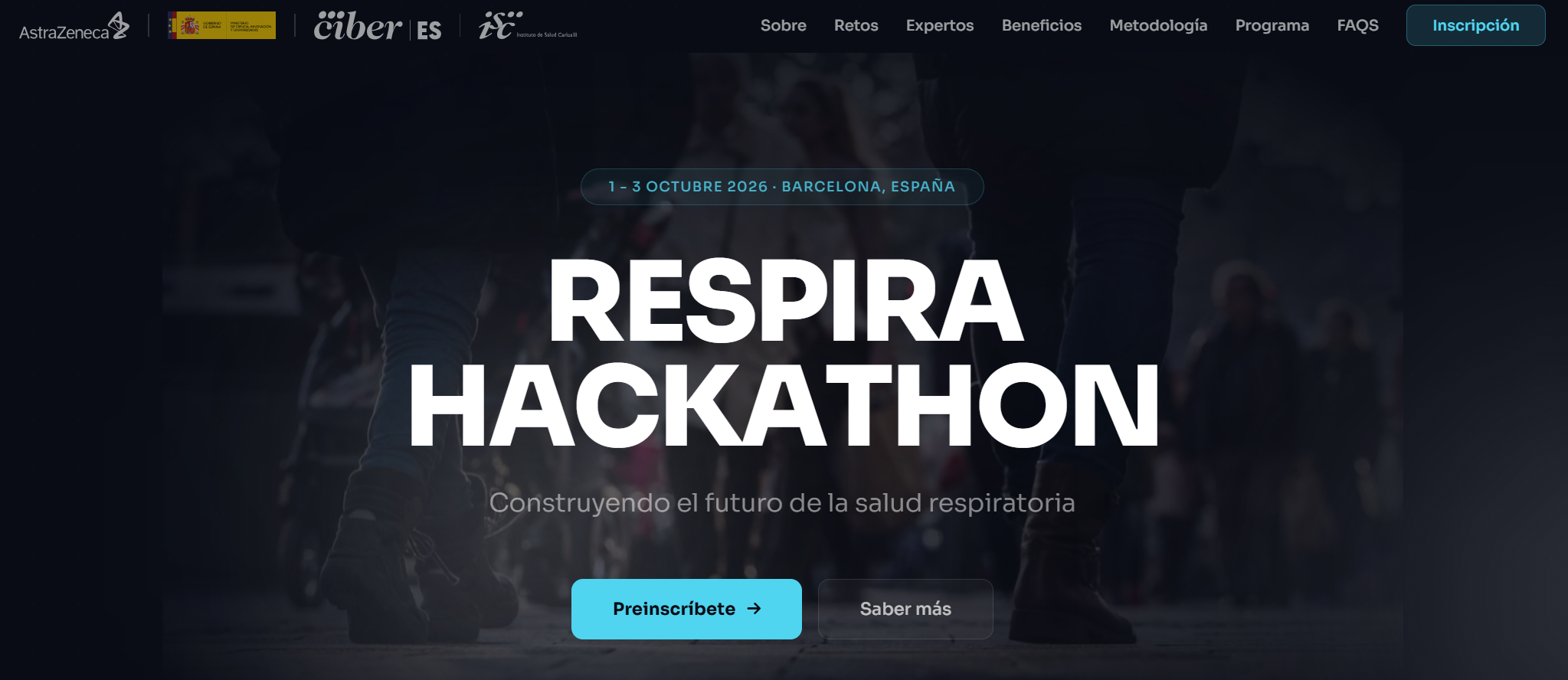CIBERES y AstraZeneca organizan en octubre un Hackathon para buscar soluciones innovadoras a los grandes retos en enfermedades respiratorias